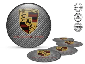 Porsche Adesivi Cupola Custom Etichette Ruota Pregiate